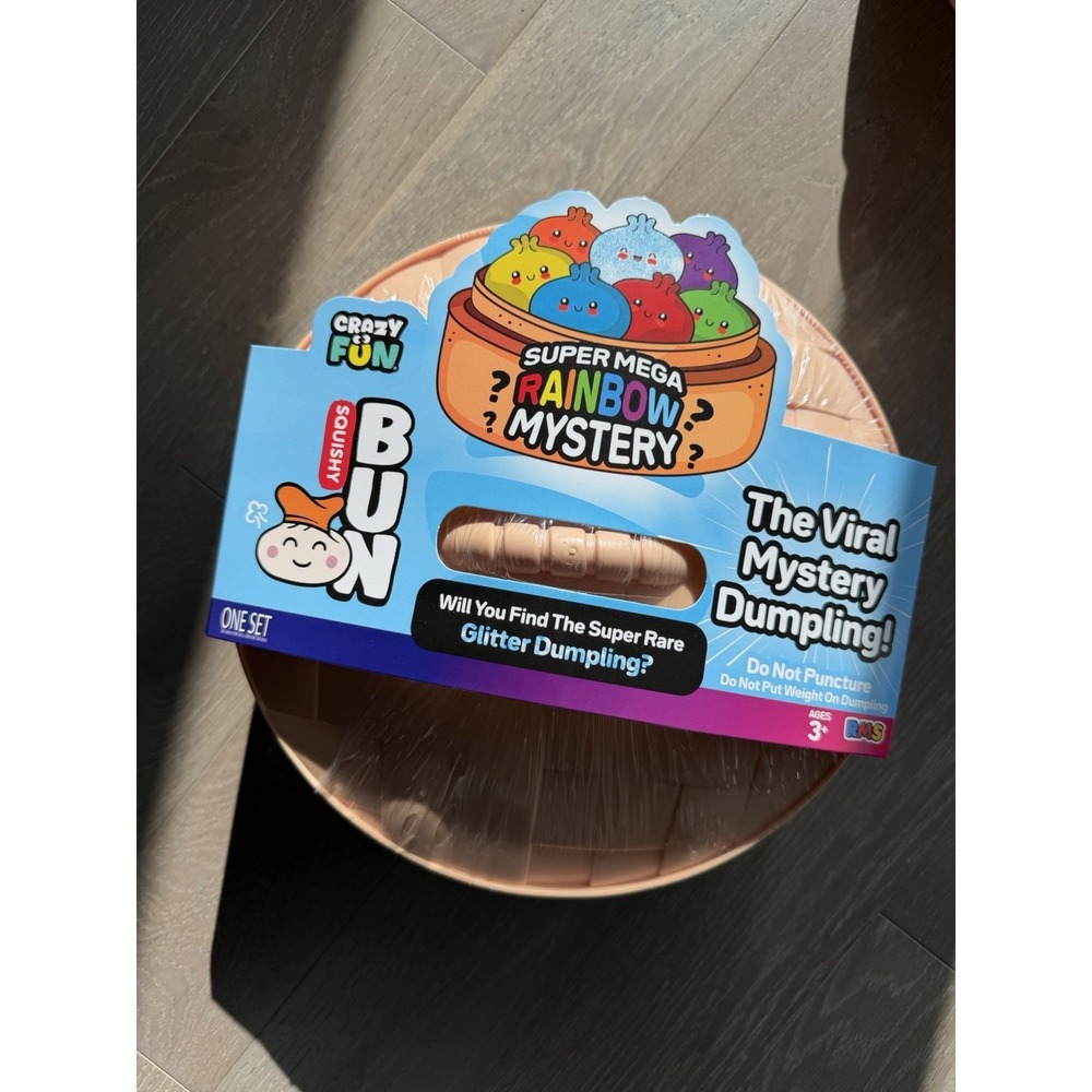 x1 VIRAL SUPER MEGA Rainbow Mystery Squishy Bun Dumpling RMS Sealed SHIPS ASAP